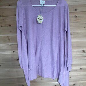 Soft Pink Long Sleeve Top